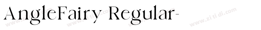 AngleFairy Regular字体转换